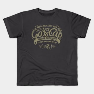 Gascap vintage logotype design Kids T-Shirt